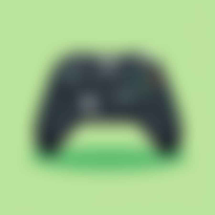 An Xbox One controller with the Xbox button highlighted