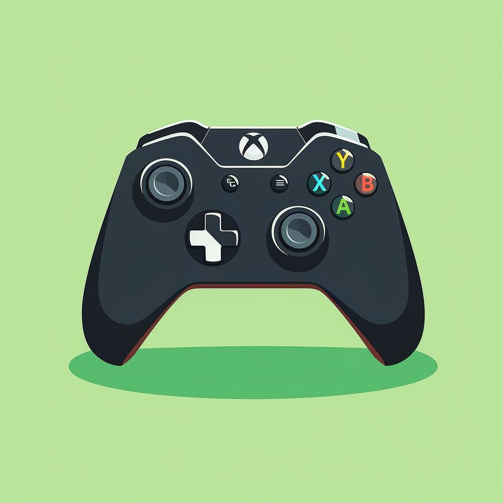 An Xbox One controller with the Xbox button highlighted