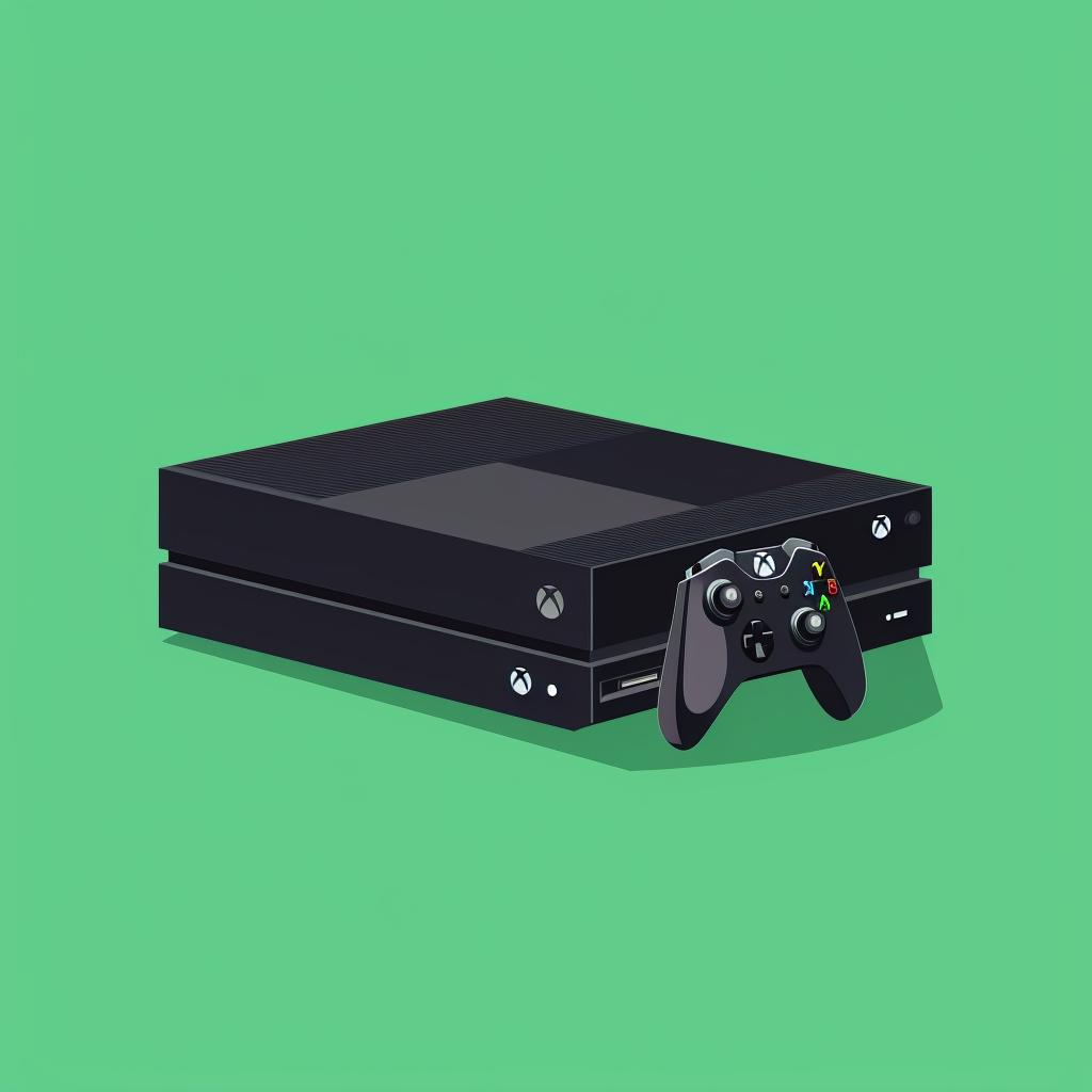 Xbox One console being powered on