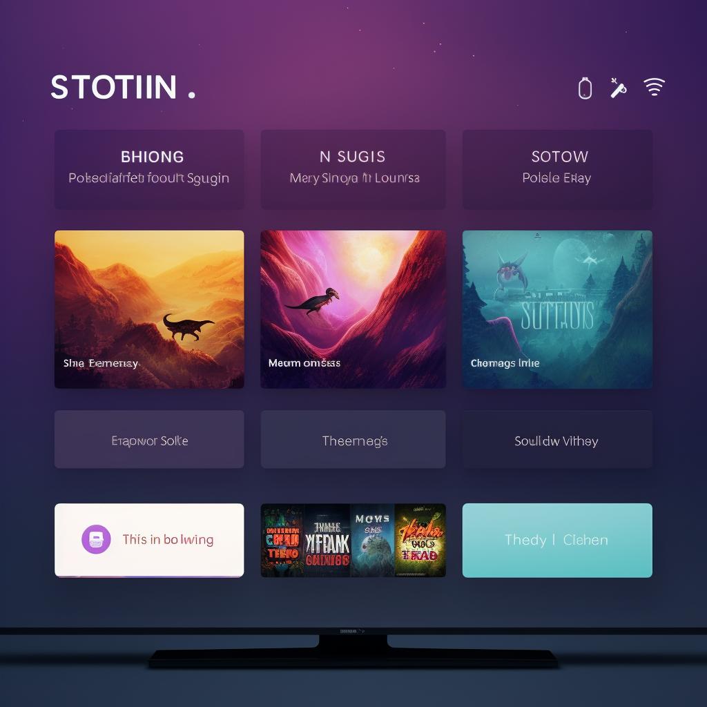 Roku TV main menu with 'Settings' option highlighted