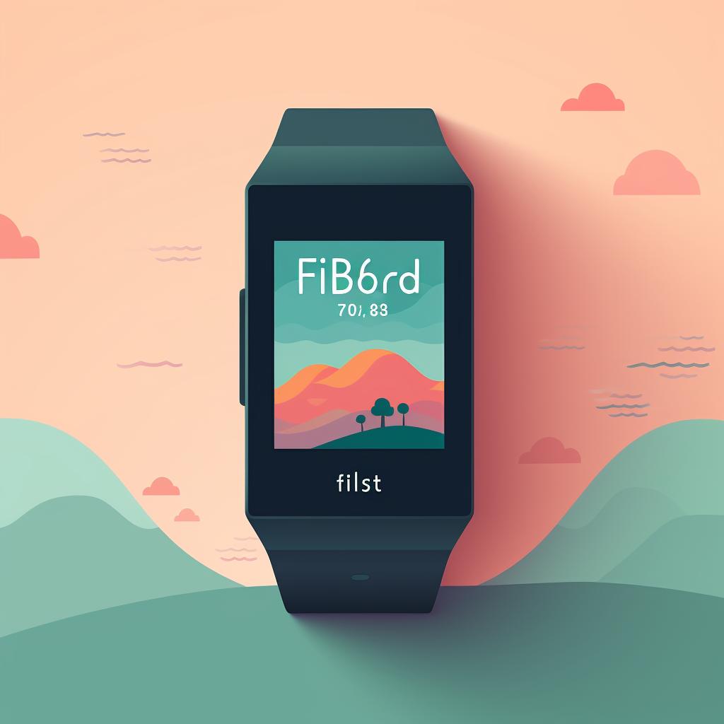 Fitbit screen showing the initial setup process