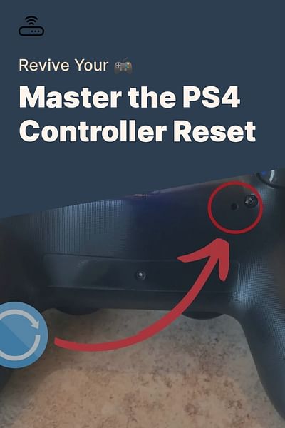 Master the PS4 Controller Reset - Revive Your 🎮