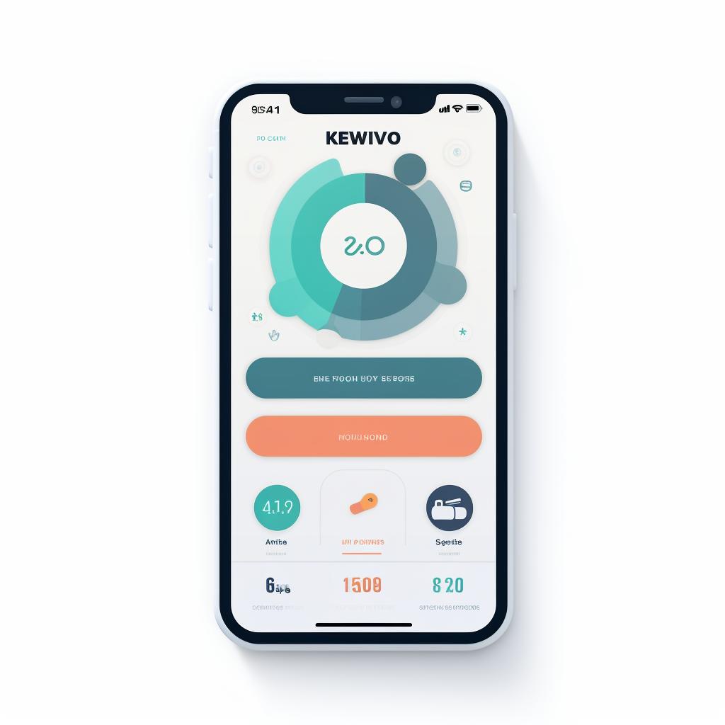 Kevo app open on a smartphone with the setup screen displayed