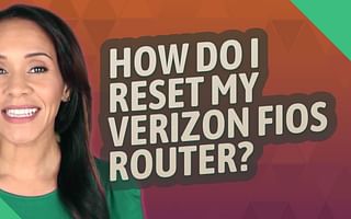 How to reset a Verizon router?