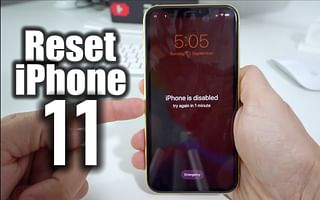 How to reset an iPhone?