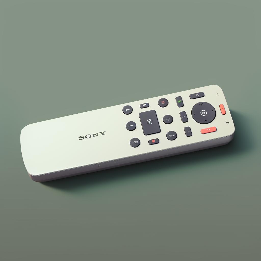 Sony Bravia remote with the 'Home' button highlighted
