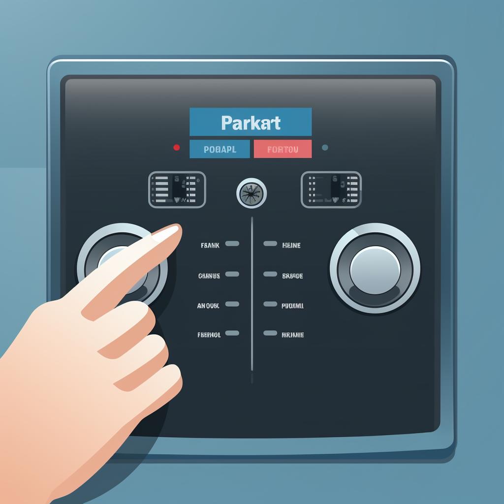 Hands pressing the 'Power Freeze' & 'Power Cool' buttons on a Samsung refrigerator control panel